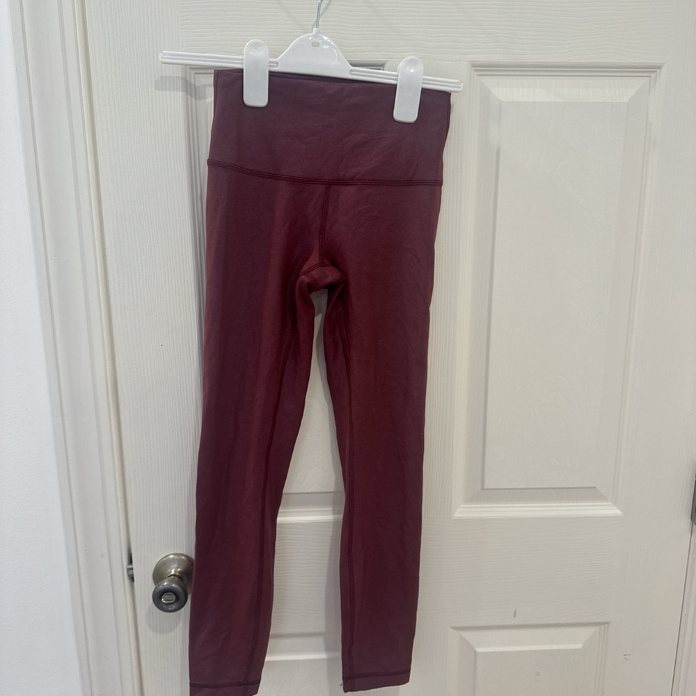 Lululemon Athletica Burgundy  Leggings